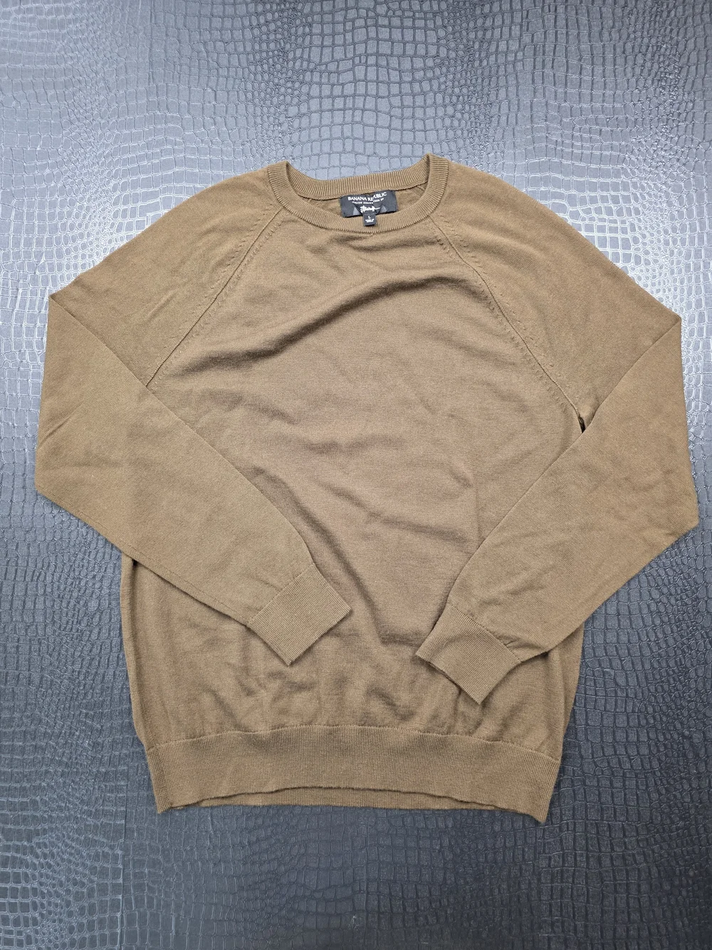 Banana Republic By Baruffa Italian Merino Wool Sweater Brown Size Large
